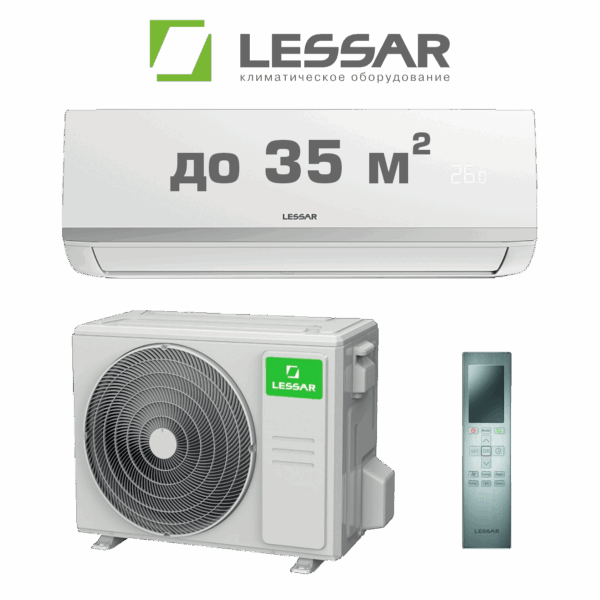 Кондиционер LESSAR LS-HE12KCE2A/LU-HE12KCE2A Flex Cool (сплит-система), до 35 м²